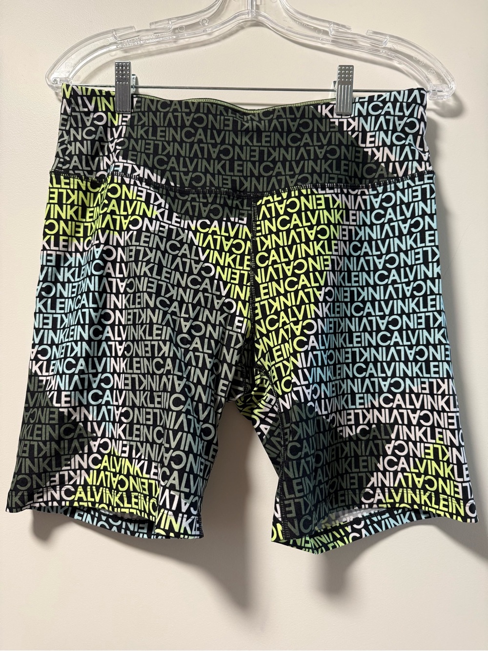 Calvin Klein Performance 7” Bike Shorts with Neon Print